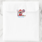 Sticker Rond Gumball Machine Candy Lollipop (Sac)