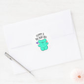 Sticker Rond Gummy A Big Bear Hug Funny Candy Pun (Enveloppe)