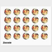 Sticker Rond Gummy Gummy Gummy ! (Feuille)