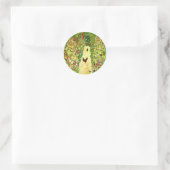 Sticker Rond Gustav Klimt Garden with Chickens (Sac)