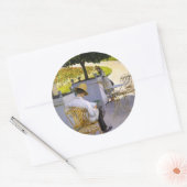 Sticker Rond Gustave Caillebotte - L'Oranger (Enveloppe)