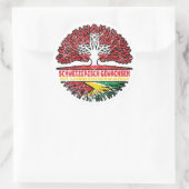 Sticker Rond Guyana Guyanisch Schweizer Schweiz Baum Wurzel (Sac)