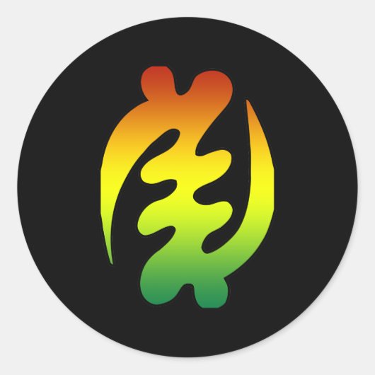 STICKER ROND GYE NYAME (Devant)