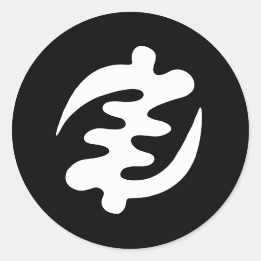 Sticker Rond Gye Nyame (Devant)