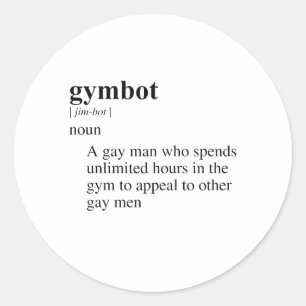 STICKER ROND GYMBOT