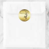 STICKER ROND GYMNAST (Sac)