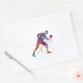 Sticker Rond gymnastics exercise (Enveloppe)