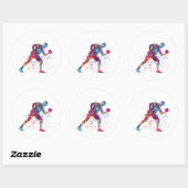 Sticker Rond gymnastics exercise (Feuille)