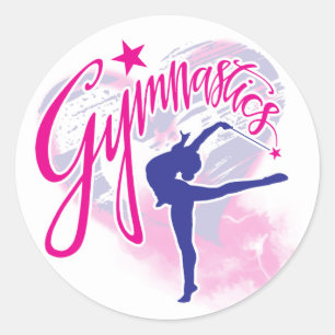 Sticker Rond Gymnastique