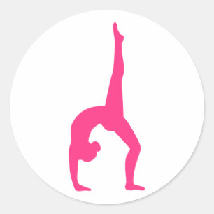 Sticker Rond Gymnastique rythmique