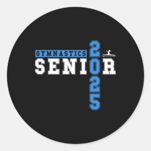 Sticker Rond Gymnastique Senior Night Gymnastique Senior 2025 G
