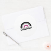 Sticker Rond Gynephilia Pride (Enveloppe)