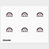 Sticker Rond Gynephilia Pride (Feuille)