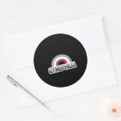 Sticker Rond Gynephilia Pride (Enveloppe)