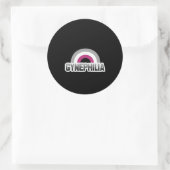 Sticker Rond Gynephilia Pride (Sac)