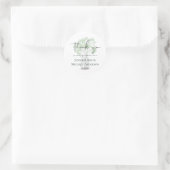 Sticker Rond Gypsophile Baby's Breath Mariage Simple Élégant (Sac)