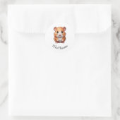 Sticker Rond H pour Hamster (Sac)
