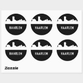 Sticker Rond Haarlem (Feuille)