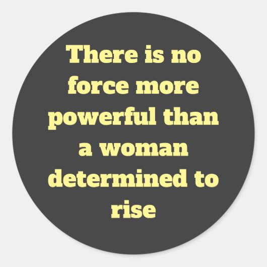 Sticker Rond Habilitation Mots pour les femmes sur (Devant)