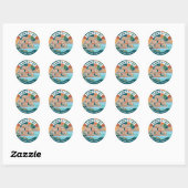 Sticker Rond Habitat 67 Canada (Feuille)