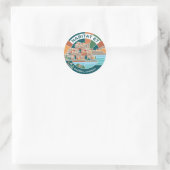 Sticker Rond Habitat 67 Canada (Sac)