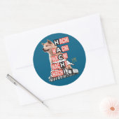 STICKER ROND HACHIKO (Enveloppe)