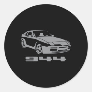 Sticker Rond Hack Racing 944 944 Grey Small