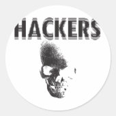 Sticker Rond Hackers (Devant)