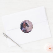 Sticker Rond Hackney Grunge (Enveloppe)