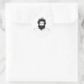 Sticker Rond Hadès noir et blanc (Sac)