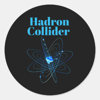 Sticker Rond Hadron Collisder Dieu Picle Cern Scientifique Ingé