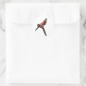 Sticker Rond Haida Humming Bird (Sac)
