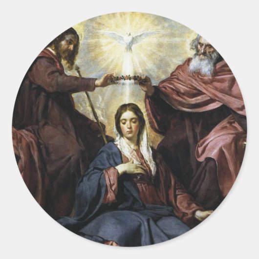 STICKER ROND HAIL HOLY QUEEN (Devant)