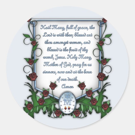 Sticker Rond Hail Mary (Devant)