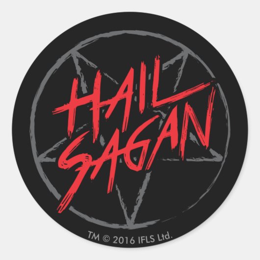 Sticker Rond Hail Sagan (Devant)