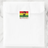 Sticker Rond Haile Selassie I (Sac)