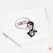 STICKER ROND HAINE RÉPUBLIQUE (Enveloppe)