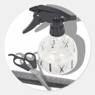 Sticker Rond HairdresserItems060910Shadows