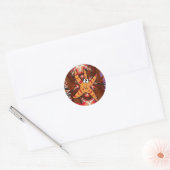 Sticker Rond Hakuna Matata Starfish Design (Enveloppe)