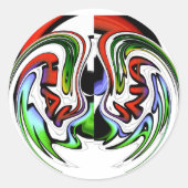 Sticker Rond HakunaMatata hakunamatata Dons (Devant)