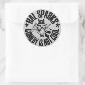 Sticker Rond Hal Sparks Levez l'autocollant (Sac)