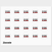 Sticker Rond Half Architect Half Superhero (Feuille)
