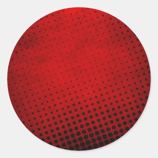 Sticker Rond Halftone pattern (Devant)