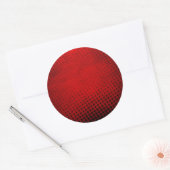 Sticker Rond Halftone pattern (Enveloppe)