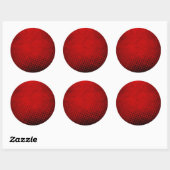 Sticker Rond Halftone pattern (Feuille)