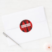 Sticker Rond Hall de flamme - Modèle (Enveloppe)