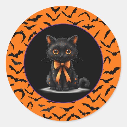 Sticker Rond Halloween (Devant)