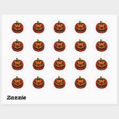 Sticker Rond Halloween (Feuille)