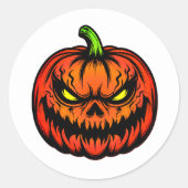 Sticker Rond Halloween (Devant)