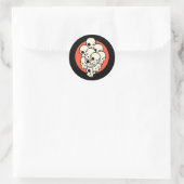 Sticker Rond Halloween (Sac)
